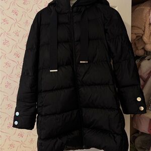 Herno Midnight Black Puffer Coat